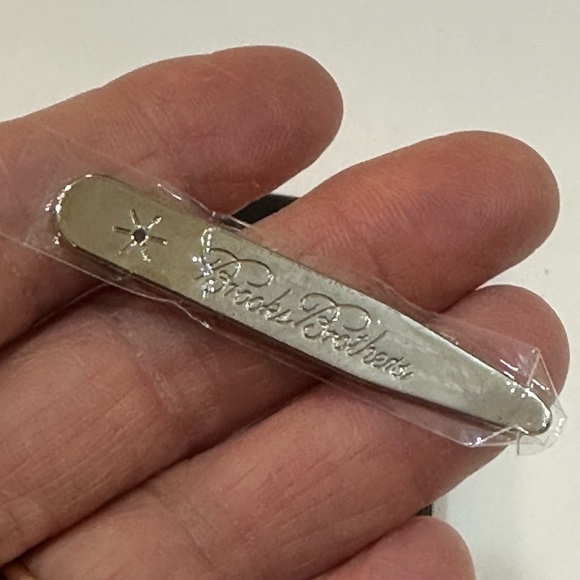 Brooks Brothers Vintage Genuine Leather Collar Stay Set - 18 Piece - Picture 8 of 16